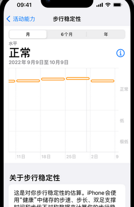 市北iPhone手机维修如何在iPhone开启'步行稳定性通知'