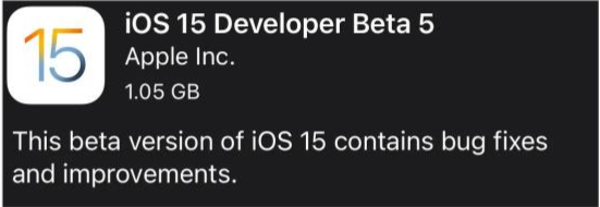 市北苹果手机维修分享如何升级到iOS15.0 beta5 